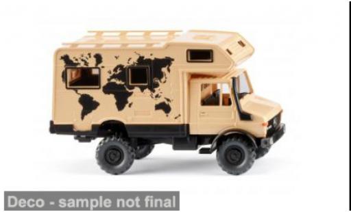 Mercedes Unimog 1/87 Wiking U 1700 L beige/schwarz 1975 1:87 coche miniatura