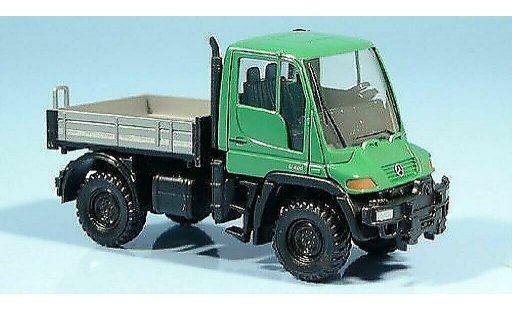 Mercedes Unimog Base 1/87 Wiking U 400 verde coche miniatura