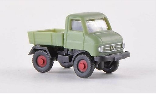 Mercedes Unimog 406-425 1/160 Wiking U 411 verde coche miniatura