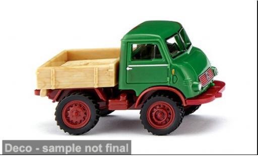 Mercedes Unimog 1/87 Wiking U401 gr&uuml;n/rojo 1950 1:87 coche miniatura