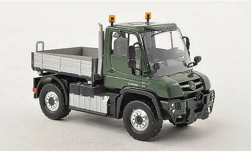 Mercedes Unimog 406-425 1/87 Busch U430 plataforma verde coche miniatura