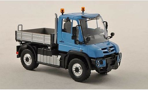 Mercedes Unimog 406-425 1/87 Busch U430 plataforma azul coche miniatura
