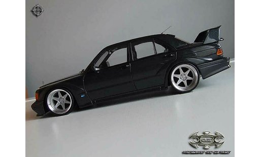 Mercedes 190 Evo 1/18 Autoart 2.5 16 evolution 2 jantes bords larges coche miniatura