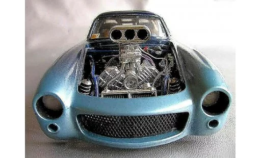 Mercedes 300 Base 1/18 Burago pro street 1954 coche miniatura