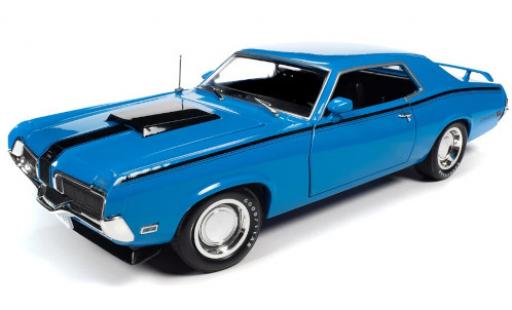 Mercury Cougar 1/18 Auto World Hardtop blau 1:18 coche miniatura
