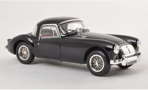 MG A Coupe 1/43 Norev negro LHD 1956 coche miniatura