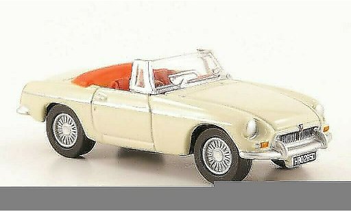 MG B Base 1/76 Oxford beige abierto coche miniatura