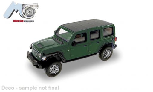 Jeep Wrangler 1/87 Micro City 87 grün 2017 1:87 coche miniatura
