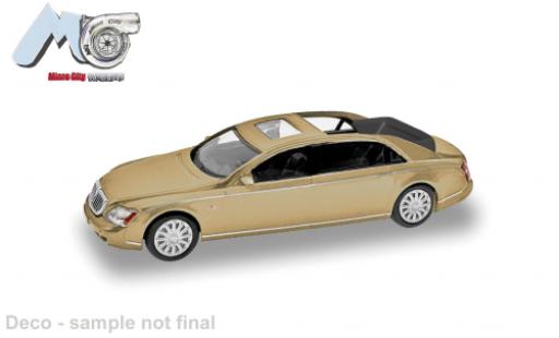 Maybach 62 1/87 Micro City 87 S gold 1:87 coche miniatura