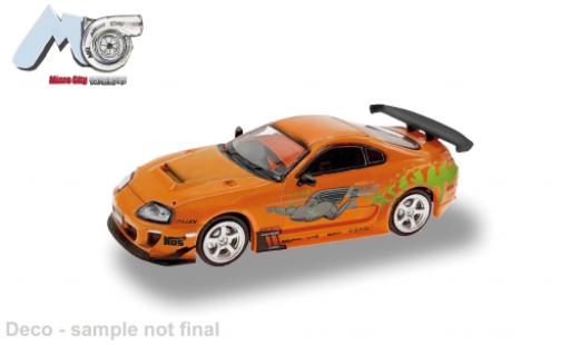 Coche miniatura Toyota Supra 1/87 Micro City 87 naranja 1:87 Toyota Supra 1/87 Micro City 87 naranja 1:87 coche miniatura