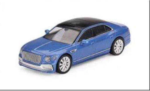Coche miniatura Bentley Flying Spur 1/64 Mini GT blau/schwarz 1:64 Bentley Flying Spur 1/64 Mini GT blau/schwarz 1:64 coche miniatura