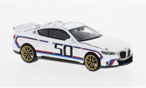 Bmw 3.0 1/64 Mini GT CSL weiss/Dekor 1:64 coche miniatura