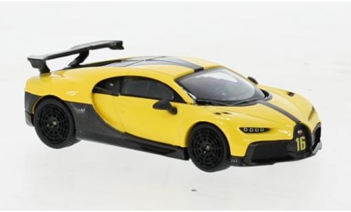 Bugatti Chiron 1/64 Mini GT Pur Sport gelb 1:64 coche miniatura
