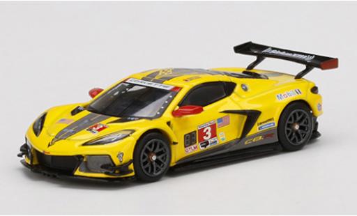 Chevrolet Corvette 1/64 Mini GT C8.R No.3 Racing IMSA 24h Daytona 2020 N.Catsburg/A.Garcia/J.Taylor coche miniatura