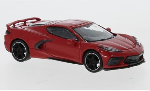 Coche miniatura Chevrolet Corvette 1/64 Mini GT (C8) Stingray rojo RHD 2020 Chevrolet Corvette 1/64 Mini GT (C8) Stingray rojo RHD 2020 coche miniatura