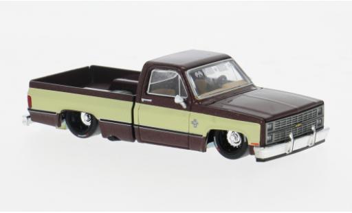 Coche miniatura Chevrolet Silverado 1/64 Mini GT Vintage Spec V1 braun/beige 1:64 Chevrolet Silverado 1/64 Mini GT Vintage Spec V1 braun/beige 1:64 coche miniatura