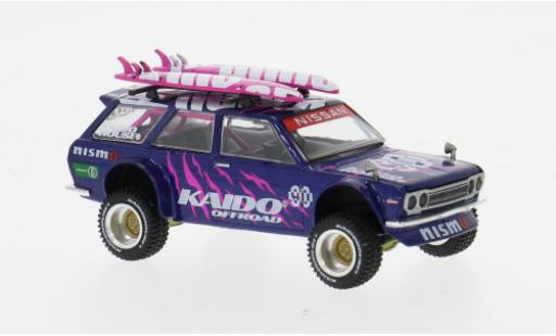 Coche miniatura Datsun 510 1/64 Mini GT 4x4 Wagon violett/pink 1969 1:64 Datsun 510 1/64 Mini GT 4x4 Wagon violett/pink 1969 1:64 coche miniatura