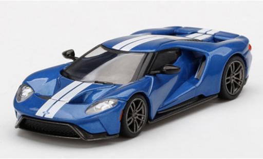 Coche miniatura Ford GT 1/64 Mini GT metalico azul Ford GT 1/64 Mini GT metalico azul coche miniatura