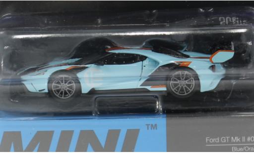 Coche miniatura Ford GT 1/64 Mini GT MK II Gulf 1:64 Ford GT 1/64 Mini GT MK II Gulf 1:64 coche miniatura