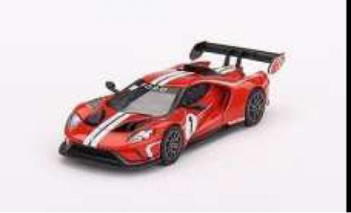 Coche miniatura Ford GT 1/64 Mini GT MK II rojo/Dekor 1:64 Ford GT 1/64 Mini GT MK II rojo/Dekor 1:64 coche miniatura