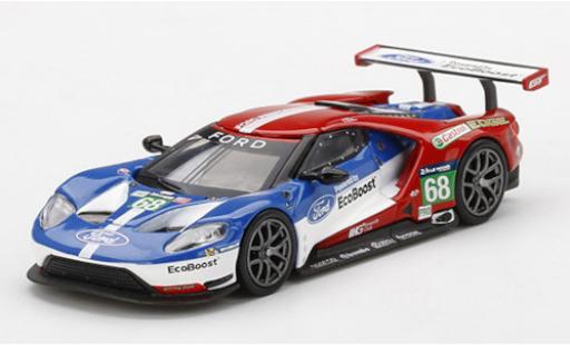 Coche miniatura Ford GT 1/64 Mini GT No.68 Chip Ganassi Team USA 24h Le Mans 2016 J.Hand/D.Müller/S.Bourdais Ford GT 1/64 Mini GT No.68 Chip Ganassi Team USA 24h Le Mans 2016 J.Hand/D.Müller/S.Bourdais coche miniatura