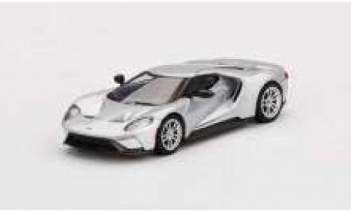 Coche miniatura Ford GT 1/64 Mini GT silber 2020 1:64 Ford GT 1/64 Mini GT silber 2020 1:64 coche miniatura