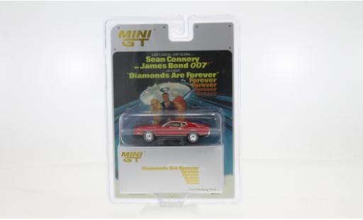 Coche miniatura Ford Mustang 1/64 Mini GT Mach 1 rojo 1:64 Ford Mustang 1/64 Mini GT Mach 1 rojo 1:64 coche miniatura