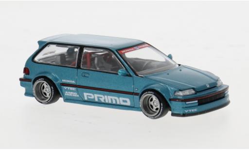 Coche miniatura Honda Civic 1/64 Mini GT blau 1987 1:64 Honda Civic 1/64 Mini GT blau 1987 1:64 coche miniatura