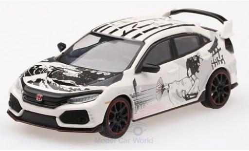 Coche miniatura Honda Civic 1/64 Mini GT Type R (FK8) 2018 Art Car Manga Honda Civic 1/64 Mini GT Type R (FK8) 2018 Art Car Manga coche miniatura