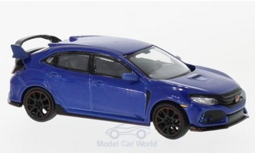 Coche miniatura Honda Civic 1/64 Mini GT Type R (FK8) metalico azul Honda Civic 1/64 Mini GT Type R (FK8) metalico azul coche miniatura