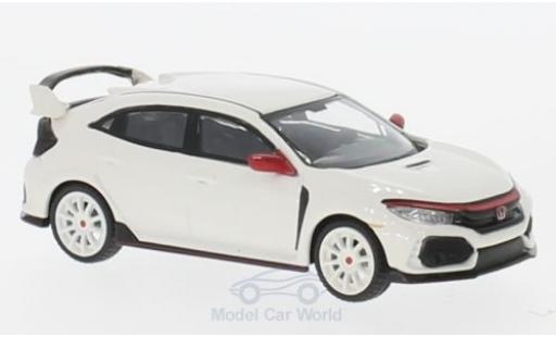 Honda Civic Type R 1/64 Mini GT Type R (FK8) blanco coche miniatura