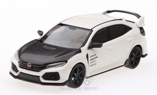 Coche miniatura Honda Civic 1/64 Mini GT Type R (FK8) blanco/carbon Honda Civic 1/64 Mini GT Type R (FK8) blanco/carbon coche miniatura
