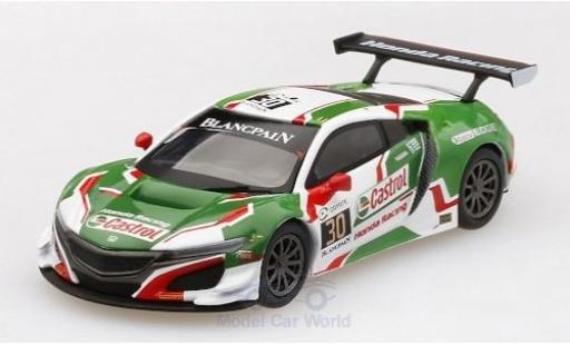 Coche miniatura Honda NSX 1/64 Mini GT GT3 No.30 Castrol Racing Castrol 24h Spa 2018 R.Patrese/L.Depailler/E.Guerrieri/B.Baguette Honda NSX 1/64 Mini GT GT3 No.30 Castrol Racing Castrol 24h Spa 2018 R.Patrese/L.Depailler/E.Guerrieri/B.Baguette coche miniatura