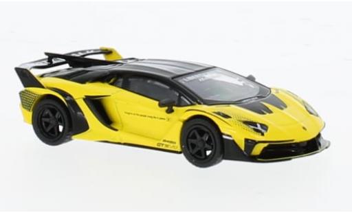 Coche miniatura Lamborghini Aventador 1/64 Mini GT GT EVO LB-Silhouette Works gelb 1:64 Lamborghini Aventador 1/64 Mini GT GT EVO LB-Silhouette Works gelb 1:64 coche miniatura