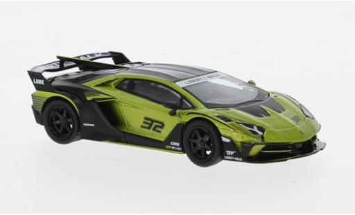Coche miniatura Lamborghini Aventador 1/64 Mini GT GT EVO LB-Silhouette Works grün 1:64 Lamborghini Aventador 1/64 Mini GT GT EVO LB-Silhouette Works grün 1:64 coche miniatura