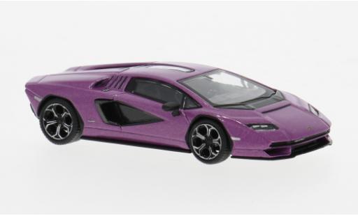 Lamborghini Countach 1/64 Mini GT LPI 800-4 violett 1:64 coche miniatura