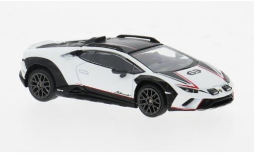Lamborghini Huracan 1/64 Mini GT Sterrato Bianco Asopo weiss/schwarz 1:64 coche miniatura