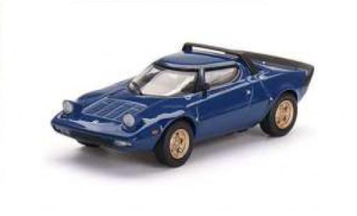 Coche miniatura Lancia Stratos 1/64 Mini GT HF Stradale blau 1:64 Lancia Stratos 1/64 Mini GT HF Stradale blau 1:64 coche miniatura