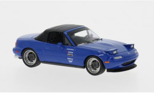 Mazda MX 1/64 Mini GT -5 blau/schwarz 1990 1:64 coche miniatura