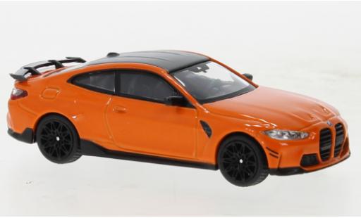 Coche miniatura Bmw M4 1/64 Mini GT (G82) M-Performance naranja Bmw M4 1/64 Mini GT (G82) M-Performance naranja coche miniatura