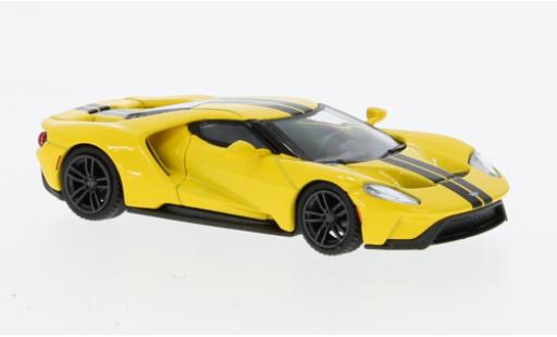 Ford GT 1/64 Mini GT amarillo coche miniatura