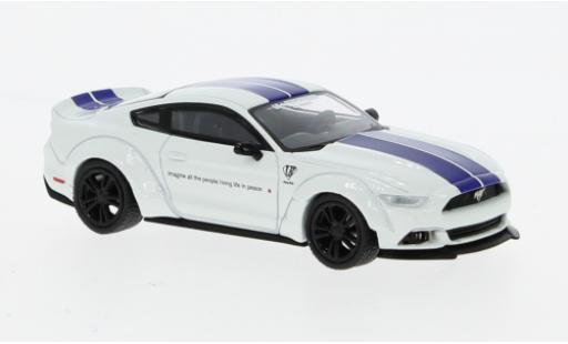 Coche miniatura Ford Mustang 1/64 Mini GT GT LB-Works blanche Ford Mustang 1/64 Mini GT GT LB-Works blanche coche miniatura