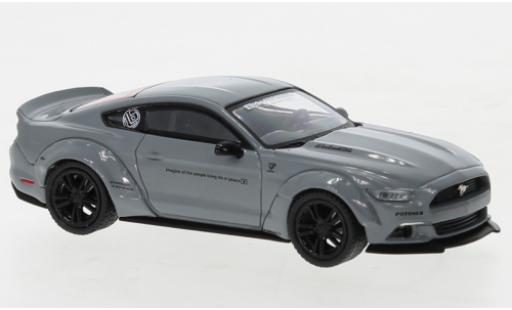 Ford Mustang 1/64 Mini GT GT LB-Works gris coche miniatura