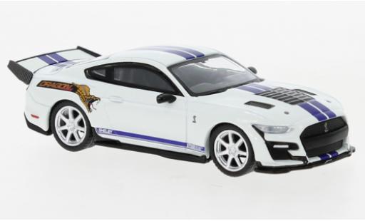 Ford Mustang 1/64 Mini GT GT500 Dragonsnake blanco/Dekor coche miniatura