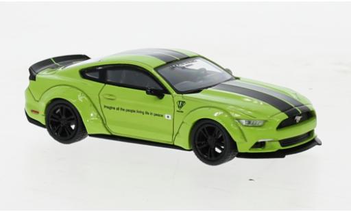 Ford Mustang 1/64 Mini GT LB Works verde coche miniatura