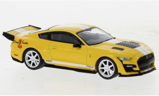 Coche miniatura Shelby GT 500 1/64 Mini GT Ford Mustang Dragon Snake Concept amarillo Shelby GT 500 1/64 Mini GT Ford Mustang Dragon Snake Concept amarillo coche miniatura
