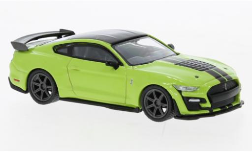 Coche miniatura Shelby GT 500 1/64 Mini GT Ford Mustang verde Shelby GT 500 1/64 Mini GT Ford Mustang verde coche miniatura