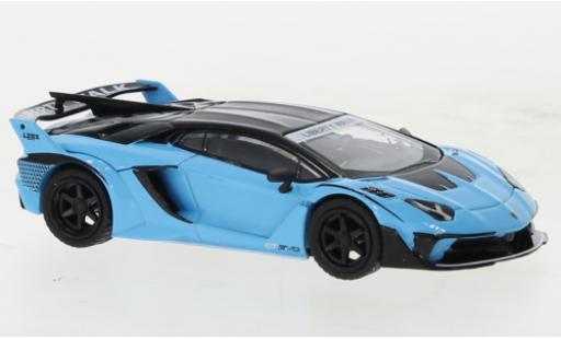 Coche miniatura Lamborghini Aventador 1/64 Mini GT GT EVO LB-Silhouette Works azul clair Lamborghini Aventador 1/64 Mini GT GT EVO LB-Silhouette Works azul clair coche miniatura
