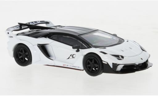 Coche miniatura Lamborghini Aventador 1/64 Mini GT LB-Works GT EVO blanco Lamborghini Aventador 1/64 Mini GT LB-Works GT EVO blanco coche miniatura
