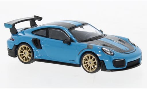 Porsche 991 GT2 RS 1/64 Mini GT 911 (.2) azul coche miniatura